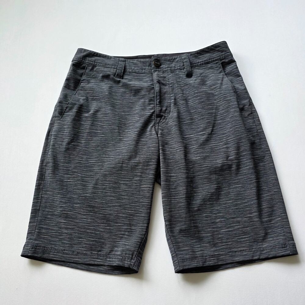 Volcom Shorts Mens 30 Heathered Gray Surf & Turf Hybrid 4 Way Stretch